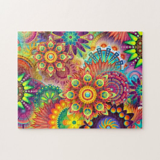 Puzzle Flower Festival (Horizontal)