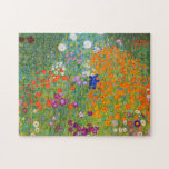 Puzzle Flower Garden by Gustav Klimt<br><div class="desc">Please visit my store for more interesting design and more color choice.
=> zazzle.com/colorfulworld*</div>