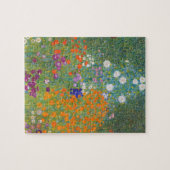 Puzzle Flower Garden by Gustav Klimt (Horizontal)