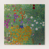 Puzzle Flower Garden by Gustav Klimt (Horizontal)