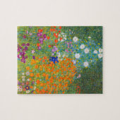 Puzzle Flower Garden by Gustav Klimt (Horizontal)