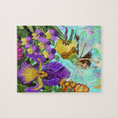 Puzzle Flower Garden Fairy Magie Art (Horizontal)