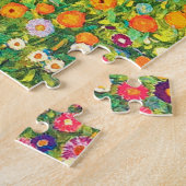 Puzzle Flower Garden, Gustav Klimt (Côté)