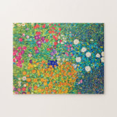 Puzzle Flower Garden, Gustav Klimt (Horizontal)