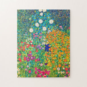 Puzzle Flower Garden, Gustav Klimt