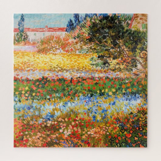 Puzzle "Flower Garden" Vincent de Gogh. (Vertical)