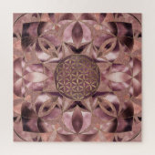 Puzzle Flower of Life Rose (Vertical)