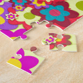 Puzzle Flower Power 60s hippy (Côté)