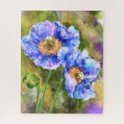 Puzzle Flowering Spring Flowers Abstract (Vertical)