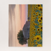 Puzzle Flowers | Sunflower Field Provence, France (Vertical)