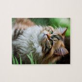 Puzzle "Fluff and Cuddles : The Chubby Persian Cat" (Horizontal)