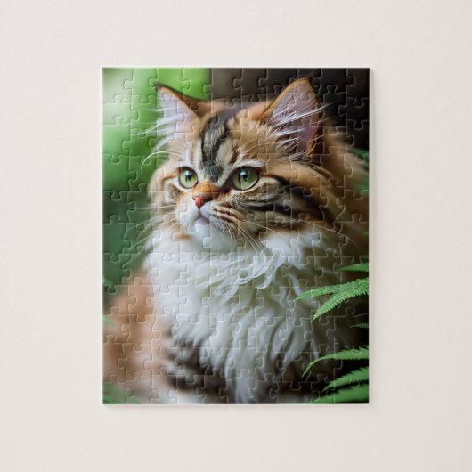 Puzzle "Fluff and Cuddles : The Chubby Persian Cat" (Vertical)