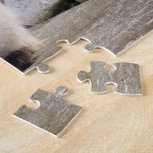 Puzzle Fluffy Chat aux yeux bleus (Côté)