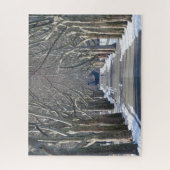 Puzzle Flushing Meadow Park. voeux de Noël (Vertical)