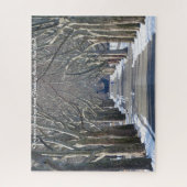 Puzzle Flushing Meadow Park. voeux de Noël (Vertical)