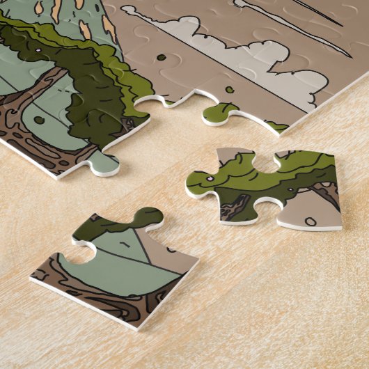 Puzzle Flux avec le Vent Koinobori (Côté)