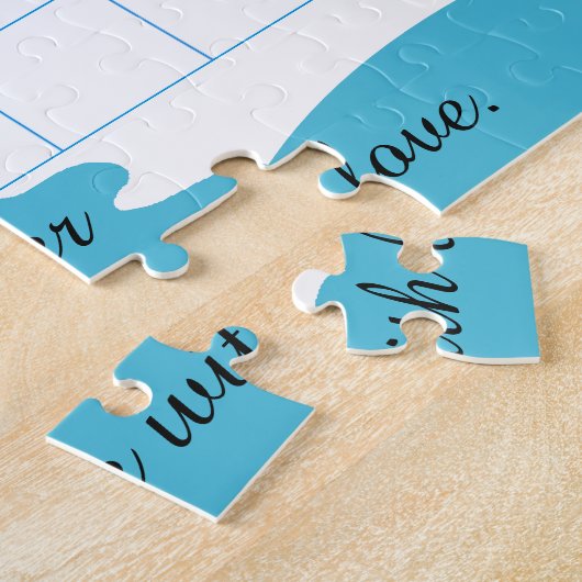 Puzzle Flux d'amour de douche : (Côté)