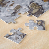Puzzle Flux de montagne gelé (Côté)