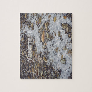 Puzzle Flux de montagne gelé