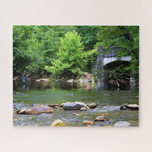 Puzzle Fly Fishing Day Dream  -  16x20 (Horizontal)