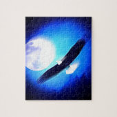 Puzzle Flying Eagle & Moon (Vertical)
