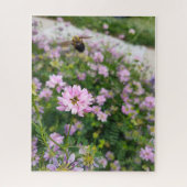 Puzzle Flying to the Next Flower (Vertical)