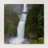 Puzzle Fog & Mist of Multnomah Falls, Oregon - 20x20 pouc (Vertical)