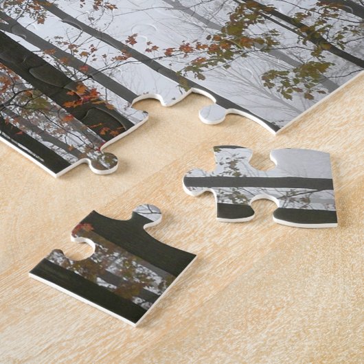 Puzzle Foggy Fall en Pennsylvanie Automne Nature (Côté)