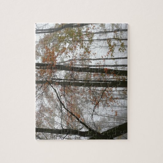 Puzzle Foggy Fall en Pennsylvanie Automne Nature (Vertical)