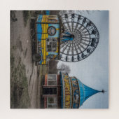 Puzzle Foire Abandonnée Roue de Ferris Vide et Chapiteau (Horizontal)