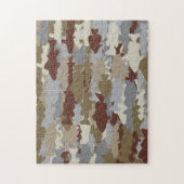 Puzzle Folie de poissons camouflage marron (Vertical)