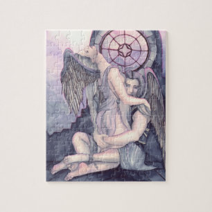 Puzzle foncé de foi