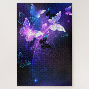 Puzzle Fond avec papillons de nuit