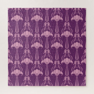 Puzzle Fond d'écran floral violet rose