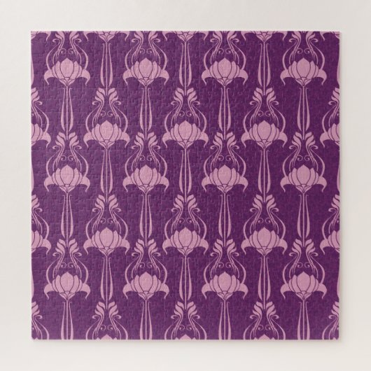 Puzzle Fond d'écran floral violet rose (Vertical)