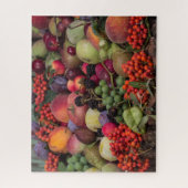 Puzzle Fond graphique de fruits (Vertical)