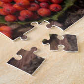 Puzzle Fond graphique de fruits (Côté)