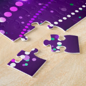Puzzle Fond violet festif de Mardi Gras (Côté)