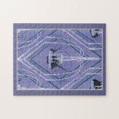 Puzzle Fontaine Art Déco En Bleu (Horizontal)