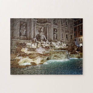Puzzle Fontaine de Trevi - Rome, Italie - 11x14 - 252 pcs