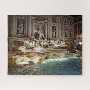 Puzzle Fontaine de Trevi - Rome, Italie - 16x20 - 520 pcs
