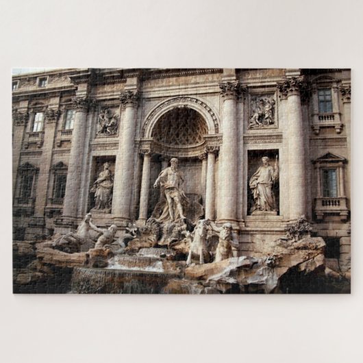 Puzzle Fontaine de Trevi Rome Italie Voyage (Horizontal)