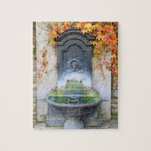 Puzzle Fontaine d'eau potable en automne, Hongrie