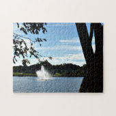 Puzzle Fontaine sur le lac (Horizontal)