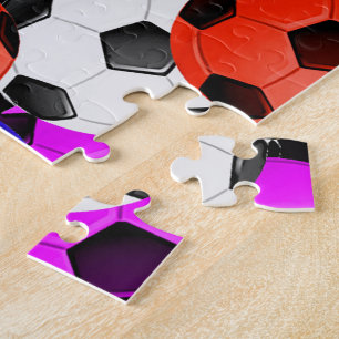 Puzzle Football américain multicolore