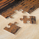 Puzzle football au coucher du soleil (Côté)