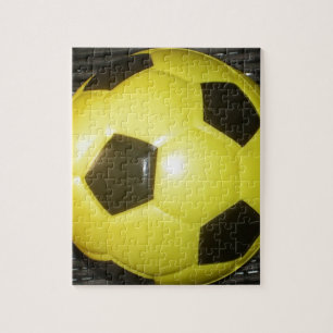 Puzzle Football Jaune et Noir (Football)