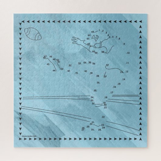 Puzzle Football Kicker Connectez Les Points (Vertical)