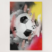 Puzzle Football mondial coloré (Vertical)