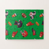 Puzzle Football Sports Equipment with Food Pattern (Horizontal)
